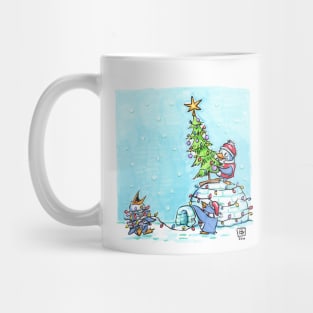 Christmas Penguins Mug